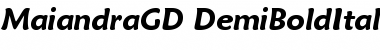 Maiandra DmBd It Regular Font