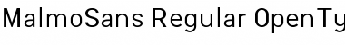MalmoSans Regular Regular Font