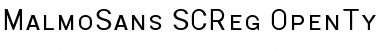 MalmoSans-SCReg Regular Font