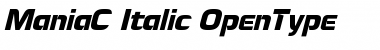 ManiaC Italic Font