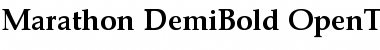 Marathon-DemiBold Font