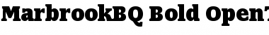 Marbrook BQ Font