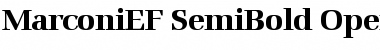 MarconiEF-SemiBold Font