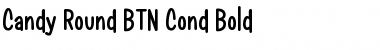 Candy Round BTN Cond Bold Font