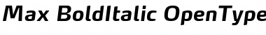 Max-BoldItalic Font