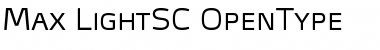 Max-LightSC Regular Font