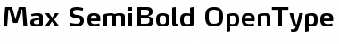 Max-SemiBold Font
