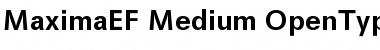 MaximaEF-Medium Regular Font