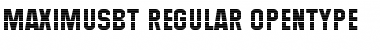 Maximus Regular Font