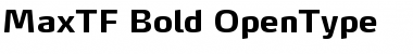 MaxTF-Bold Regular Font