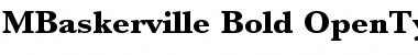 Baskerville Bold Font