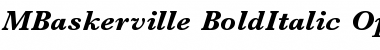 Baskerville Bold Italic
