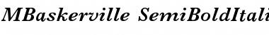 Baskerville Semi Bold Italic