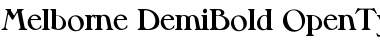 Melborne-DemiBold Font