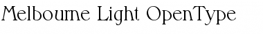 Melbourne-Light Font