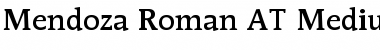 Mendoza Roman AT Medium Regular Font