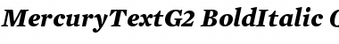Mercury Text G2 Bold Italic Font