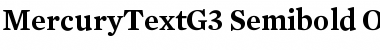 Mercury Text G3 Semibold Font