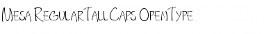 Mesa RegularTallCaps Font