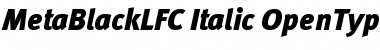 MetaBlackLFC Font