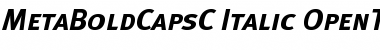 MetaBoldCapsC Font