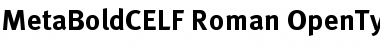 MetaBoldCELF Roman Font