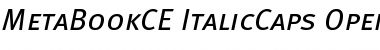 MetaBookCE ItalicCaps Font