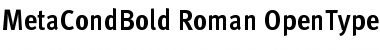 MetaCondBold Roman Font