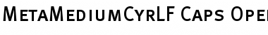 MetaMediumCyrLF-Caps Font