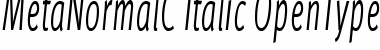 MetaNormalC Font