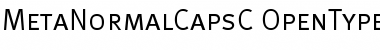 MetaNormalCapsC Font