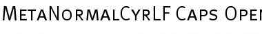 MetaNormalCyrLF-Caps Font