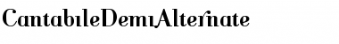 CantabileDemiAlternate Font