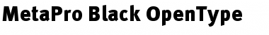 MetaPro-Black Font