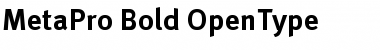 MetaPro-Bold Font