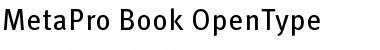 MetaPro-Book Font