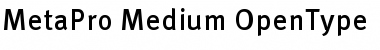 MetaPro-Medium Font