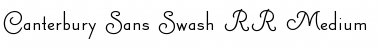 Canterbury Sans Swash RR Font