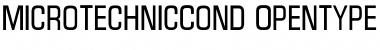 Micro TechnicCond Font