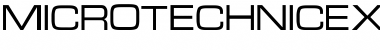 Micro TechnicExt Font