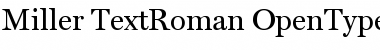 Miller TextRoman Font