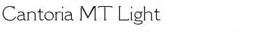 Cantoria MT Light Font