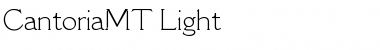 CantoriaMT-Light Font