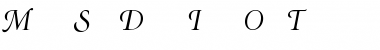 Minion Italic Display Swash Font