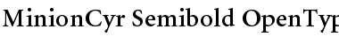 Minion Cyrillic Semibold
