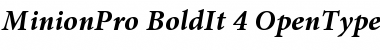 Minion Pro Bold Italic