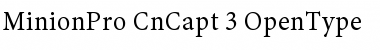 Minion Pro Cond Caption Font