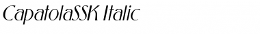 CapatolaSSK Italic Font