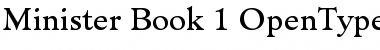 Minister Book Font