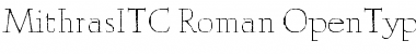 Mithras ITC Roman Font